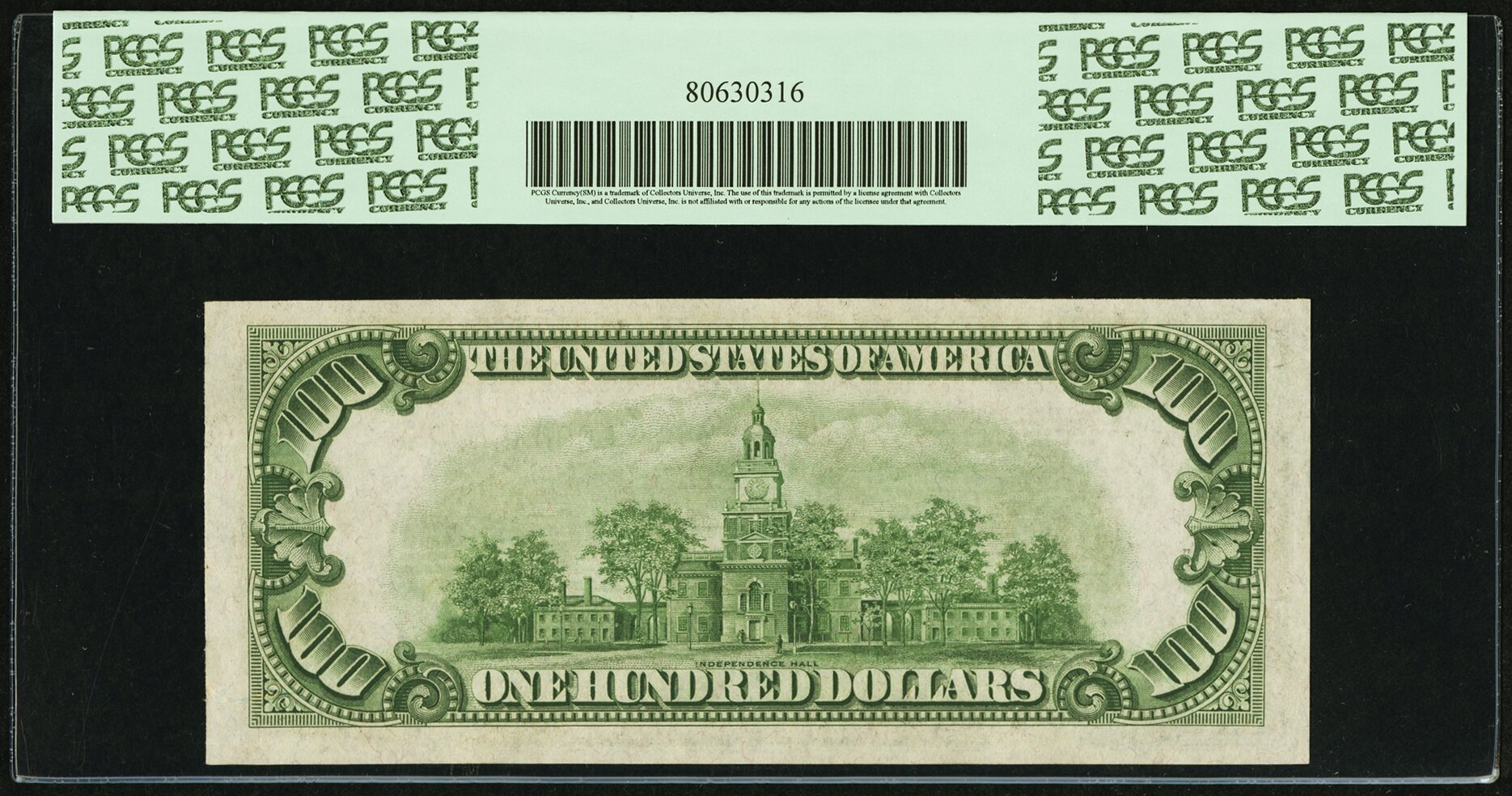 image for: Fr. 2152-F* $100 1934 Federal Reserve Note. PCGS Choice About New 58....