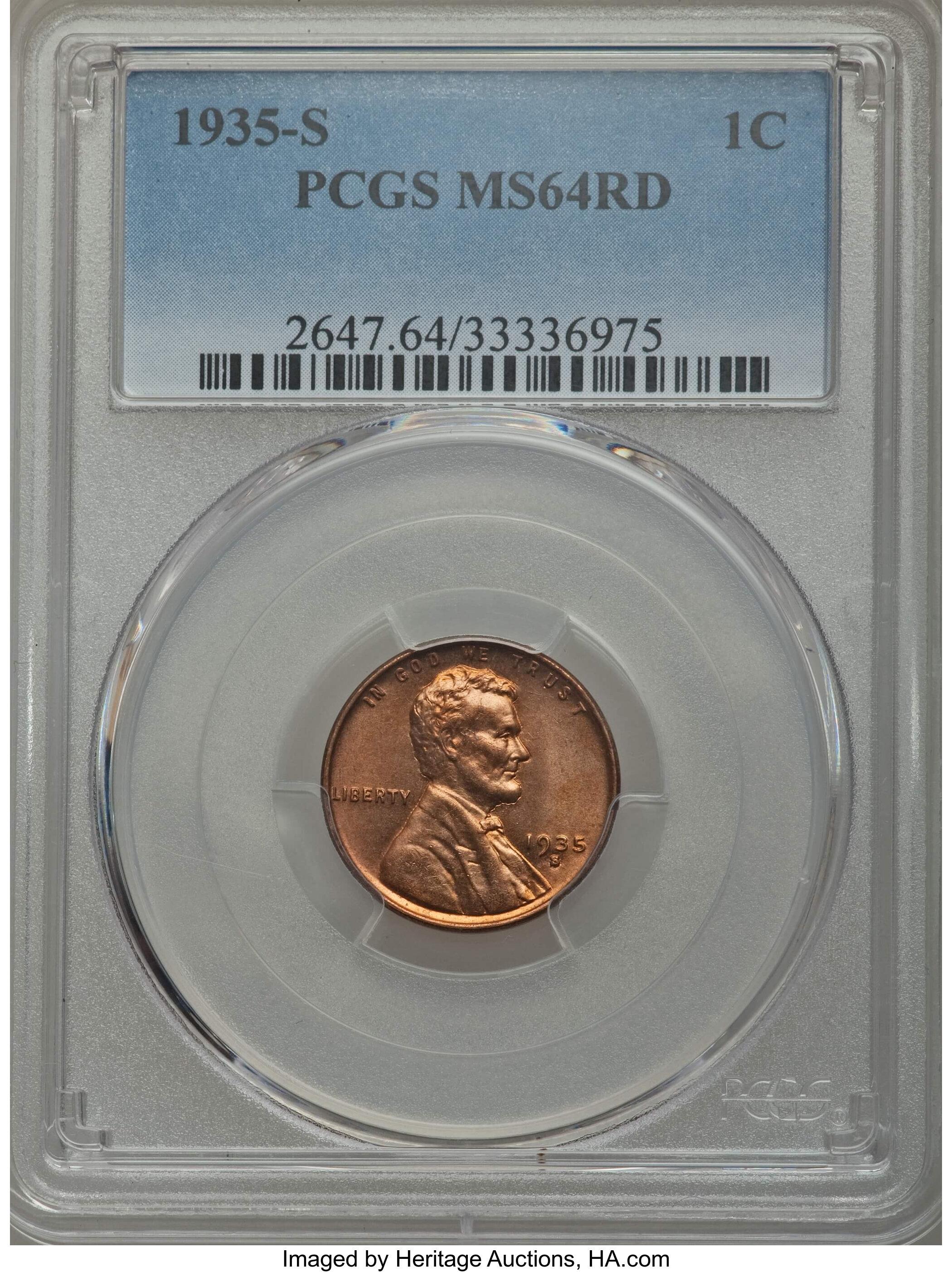 1935-S 1c MS RD MS64 RD thumbnail 22