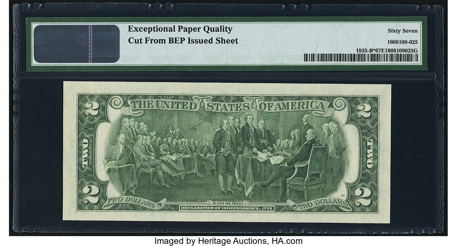 image for: Fr. 1935-B* $2 1976 Federal Reserve Star Note. PMG Superb Gem Unc 67 EPQ....