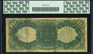 image for: Fr. 98 $10 1875 Legal Tender PCGS Apparent Fine 15....