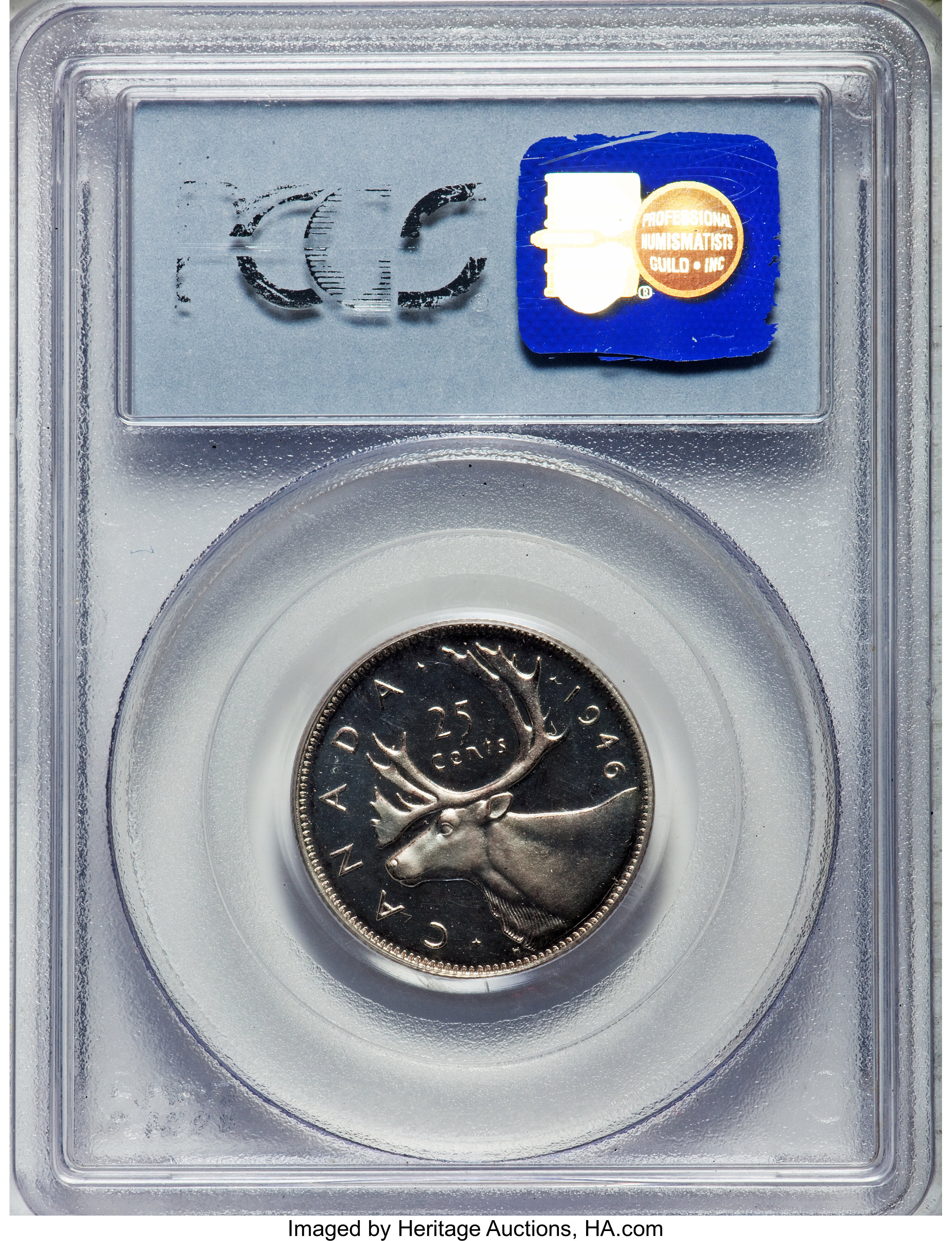 image for: George VI Specimen 25 Cents 1946 SP64 PCGS