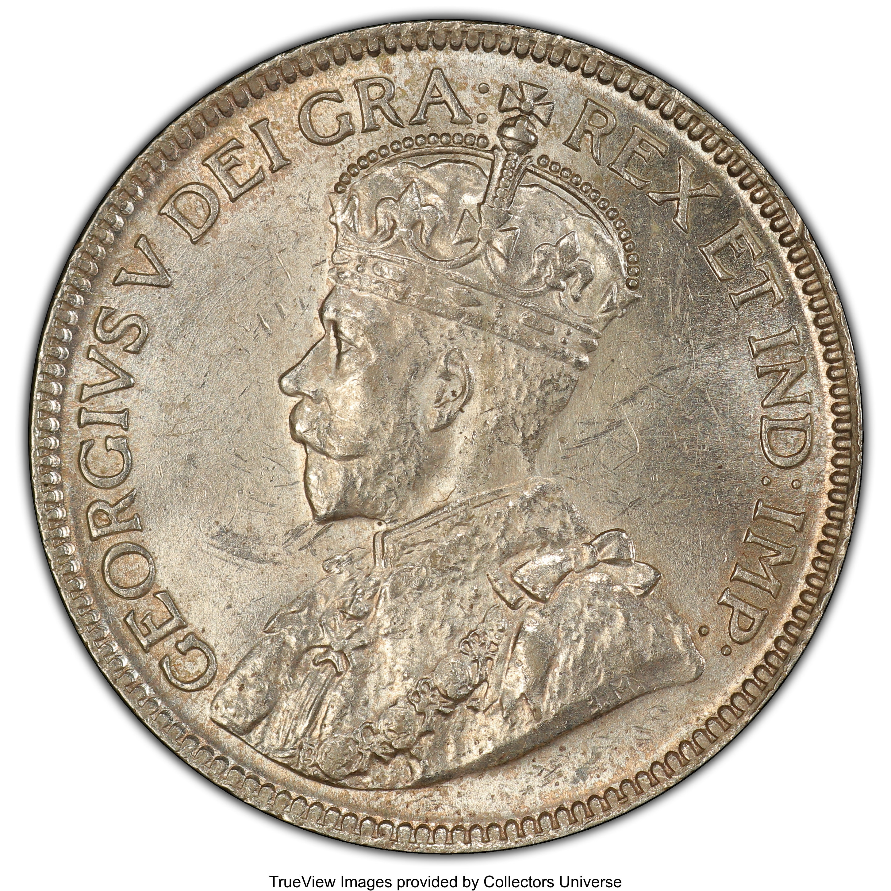 image for: George V 25 Cents 1928 MS64 PCGS