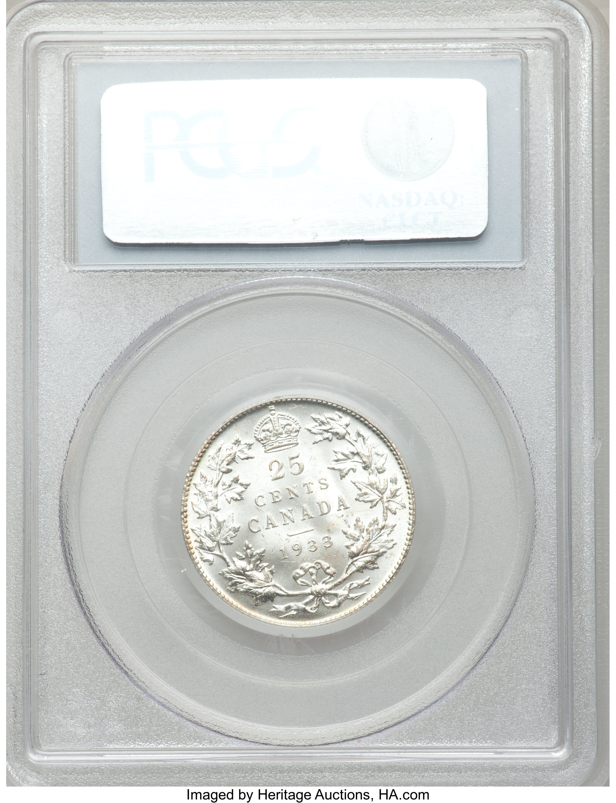 image for: George V 25 Cents 1933