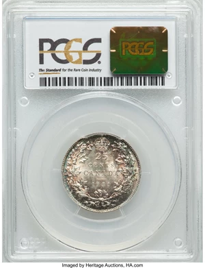 image for: George V 25 Cents 1931 MS65 PCGS