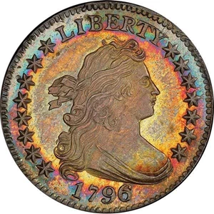 image for: 10C 1796 PCGS MS66+ CAC