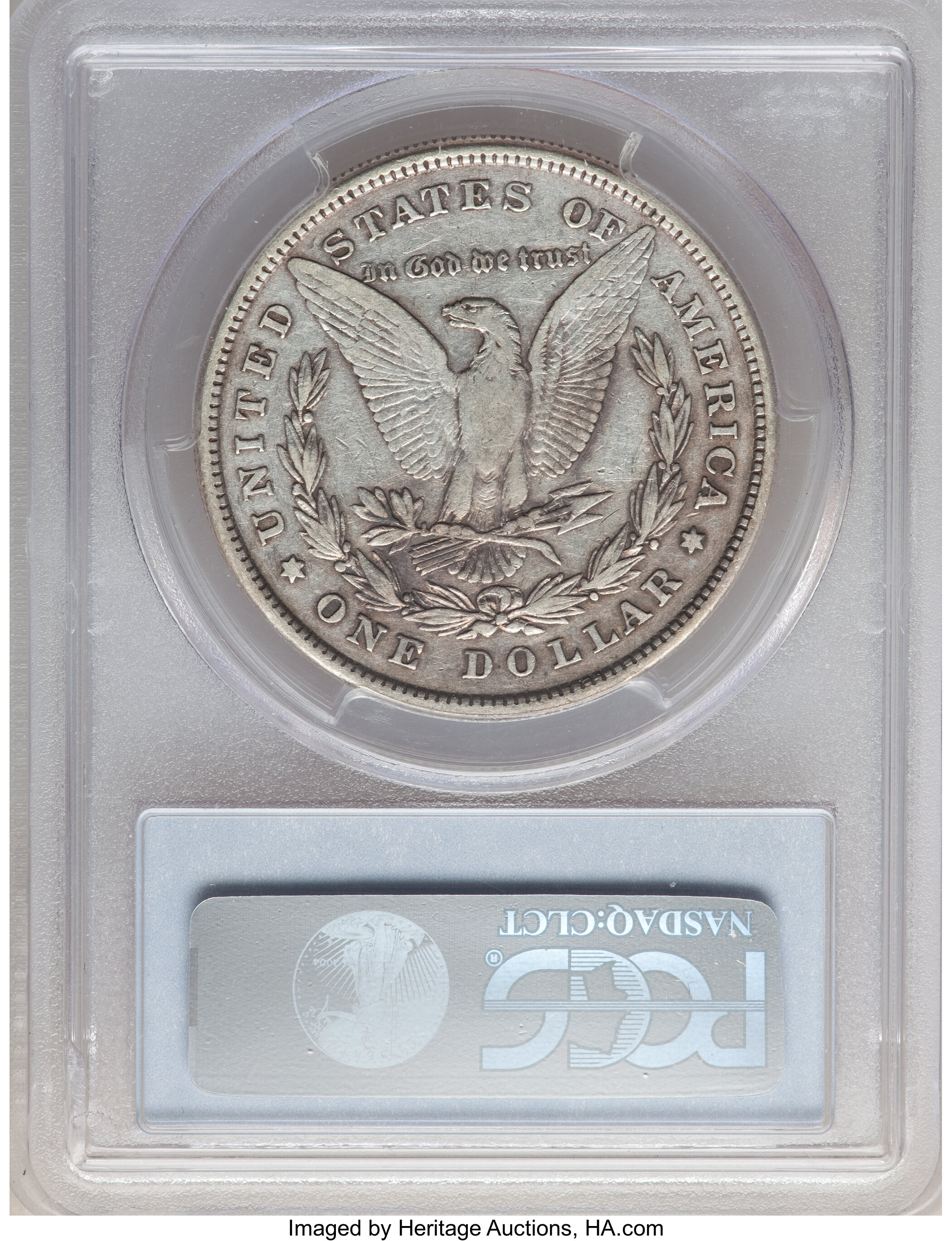 image for: 1878 8TF $1 Doubled Eyelid, VAM-14.13, VF35 PCGS. PCGS Population: (4/29). NGC Census: (0/3). VF35. ...
