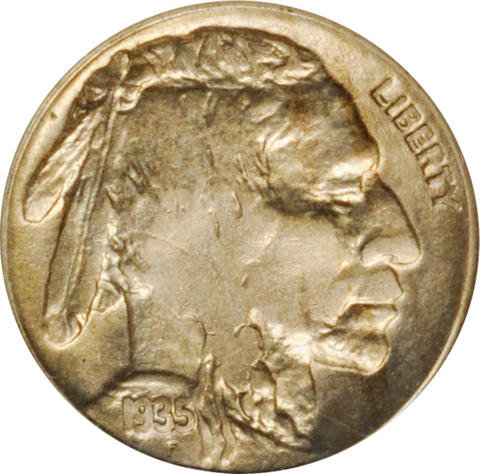 1935-S Buffalo Nickel. MS-61 (ANACS). OH.