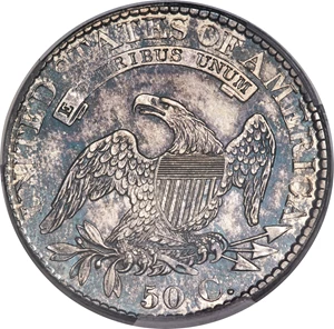 image for: 1826 50C PR63 PCGS. O-102, High R.7 as a Proof....