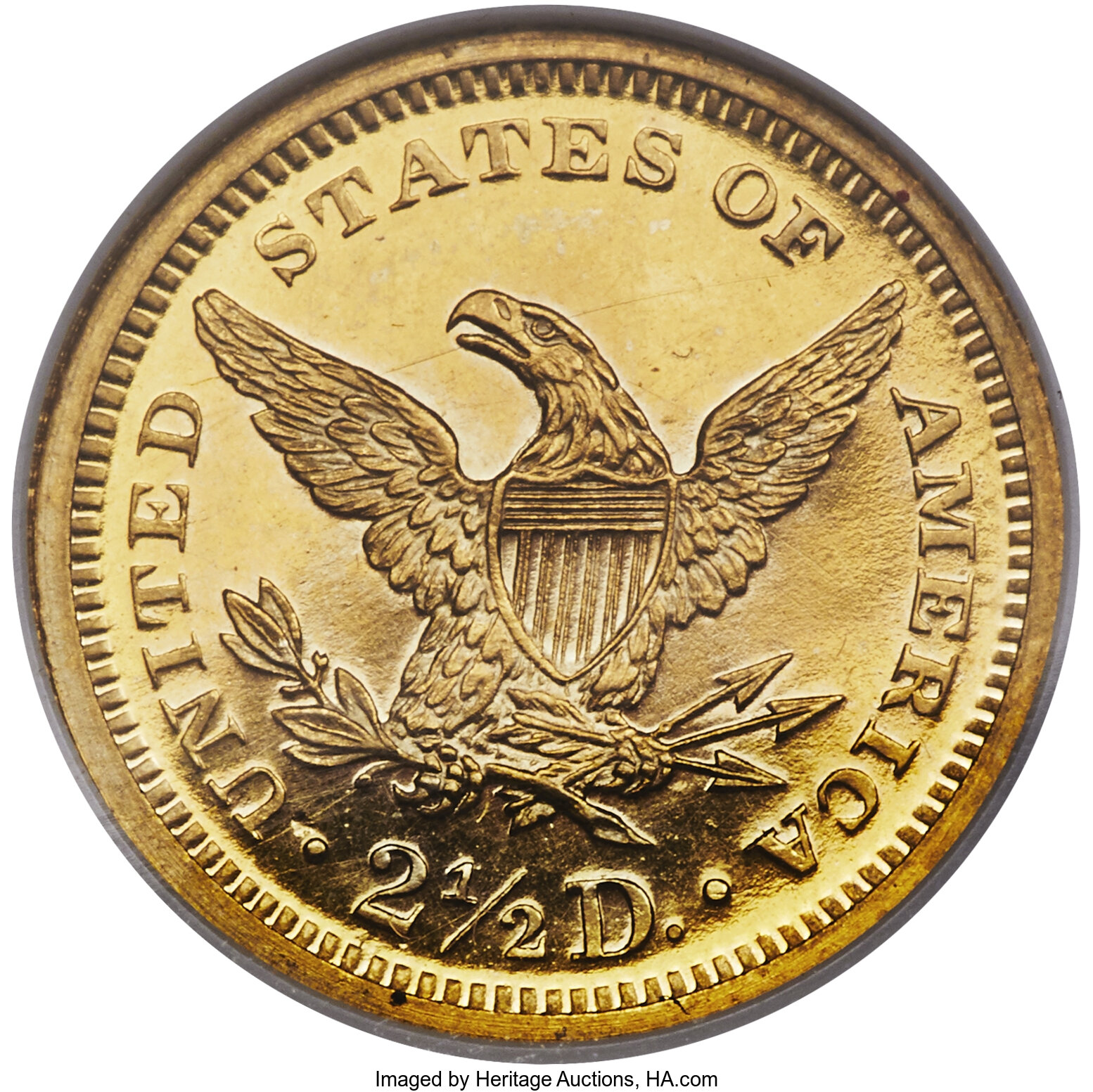 image for: 1875 $2 1/2 PR64 Cameo NGC. CAC. JD-1, R.6....