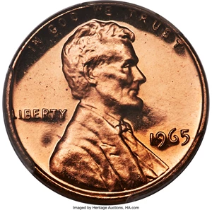 image for: 1965 1C SMS MS67 Cameo PCGS....