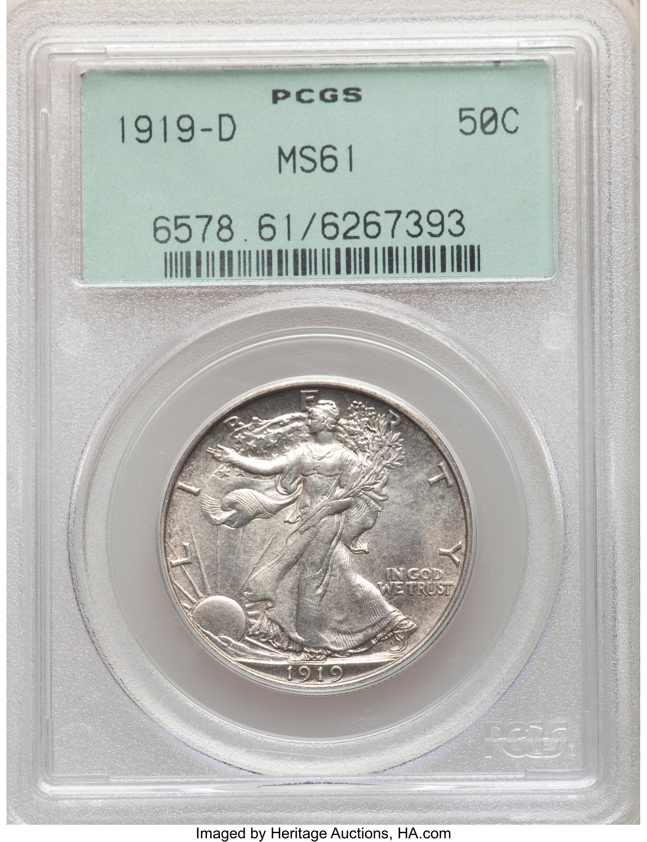 1919-D 50c MS61 thumbnail 4