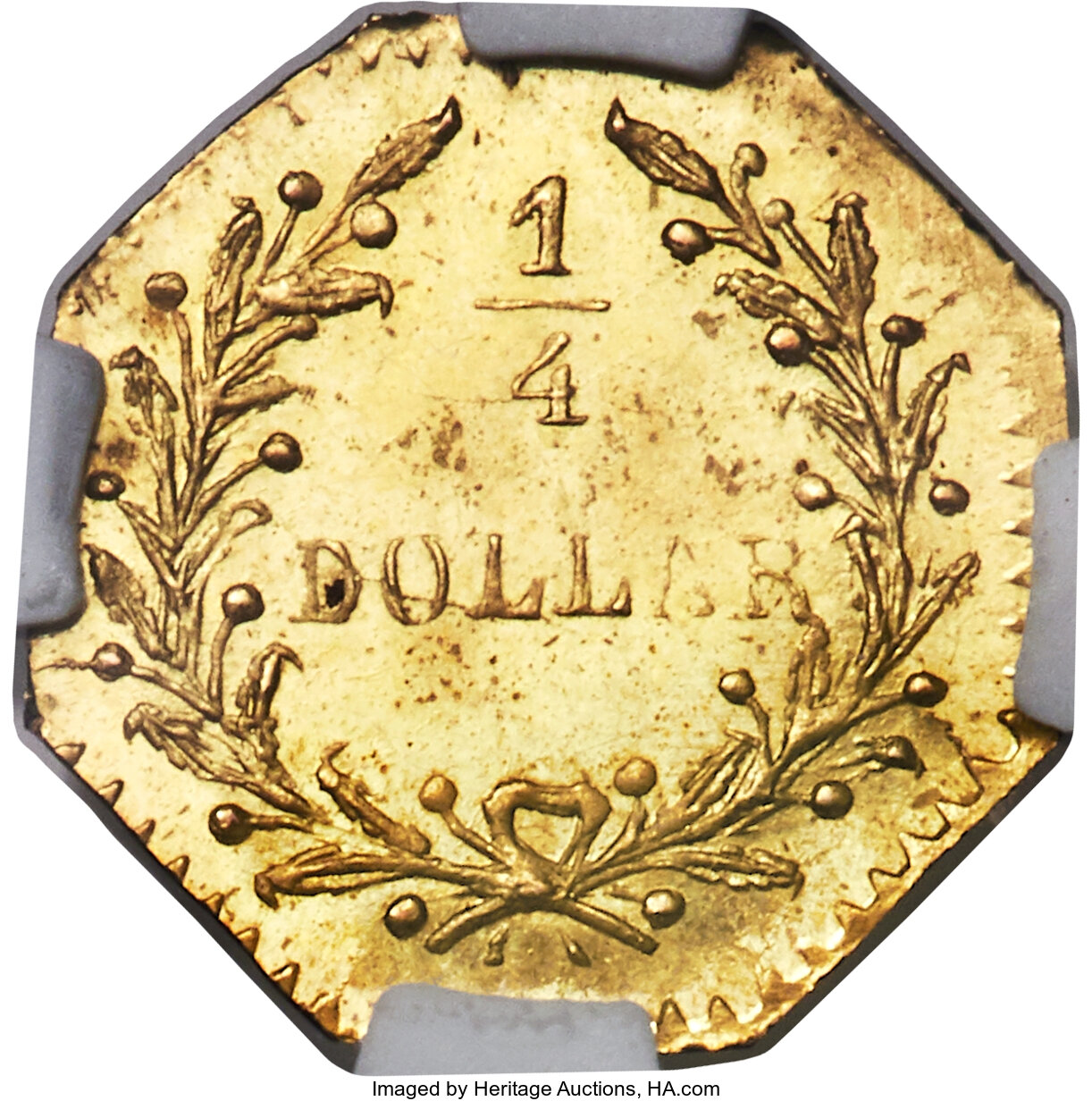 image for: 1868 25C Indian Octagonal 25 Cents, BG-799R, R.7, MS67 NGC....