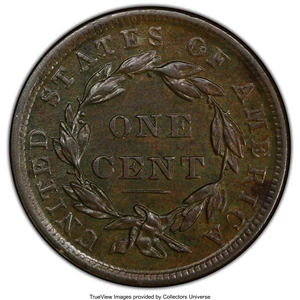 image for: 1839 1C Silly Head, N-9, R.2, MS62 Brown PCGS. PCGS Population: (12/32 and 0/16+). NGC Census: (7/14 and 0/1+). CDN: $475 W...