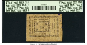 image for: South Carolina October 19, 1776 $6 PCGS Apparent Fine 15....