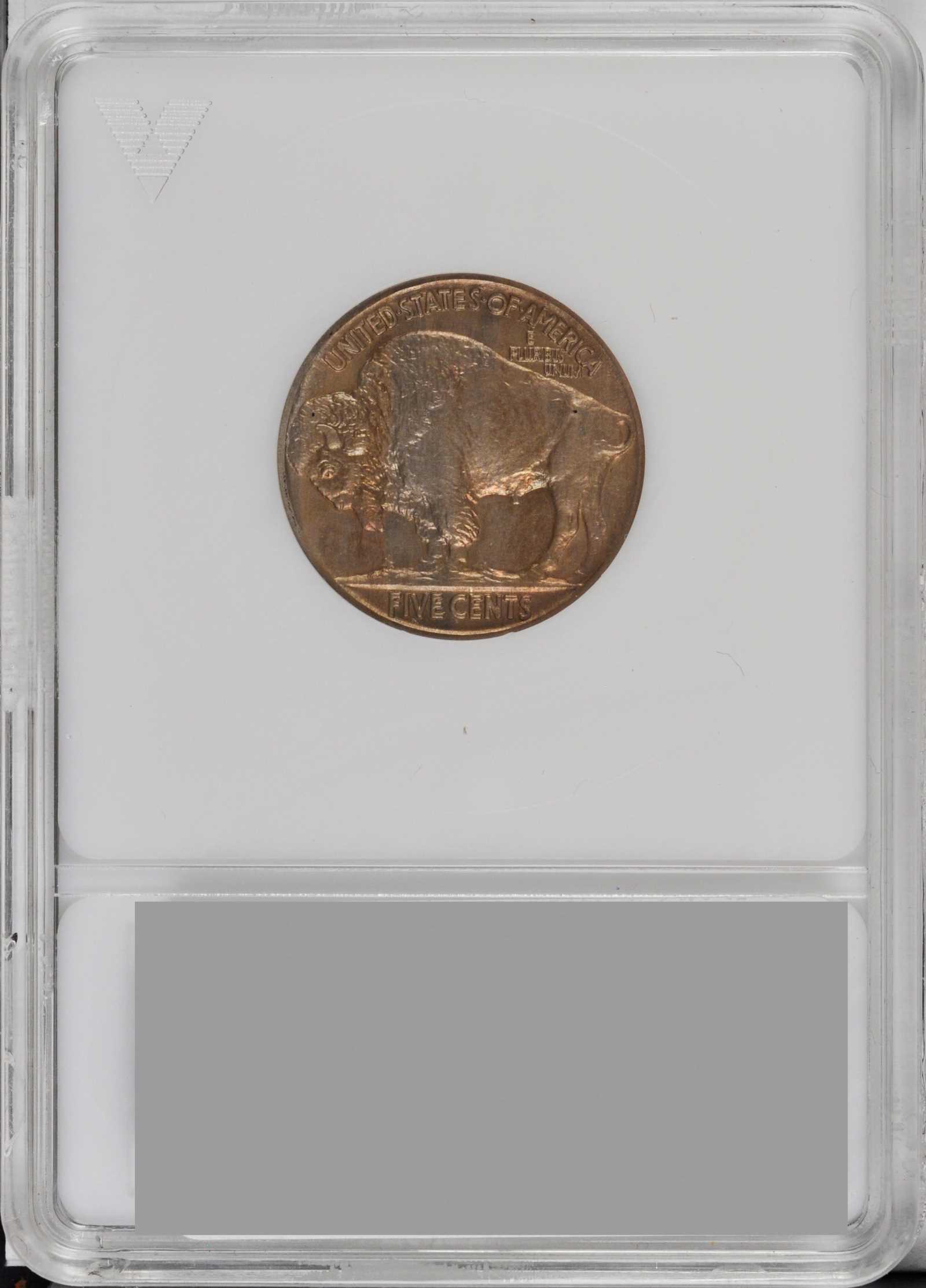 1913 5c Buffalo, Matte Finish, Type 2 PR60 thumbnail 5