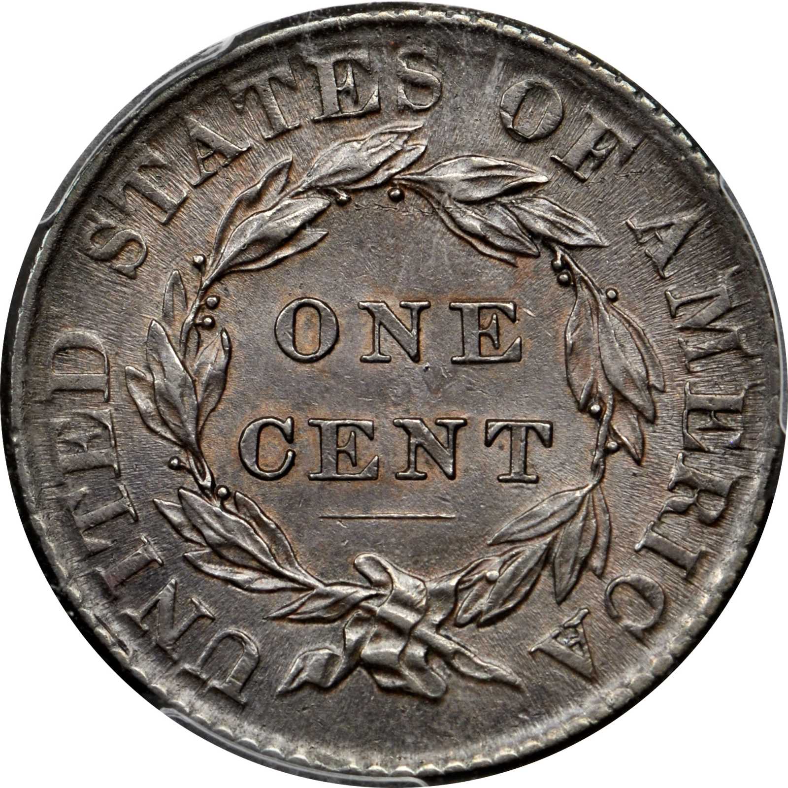 image for: 1820 Matron Head Cent. N-9. Large Date. Rarity-3. Noyes Die State-B/C. AU-55 (PCGS).
