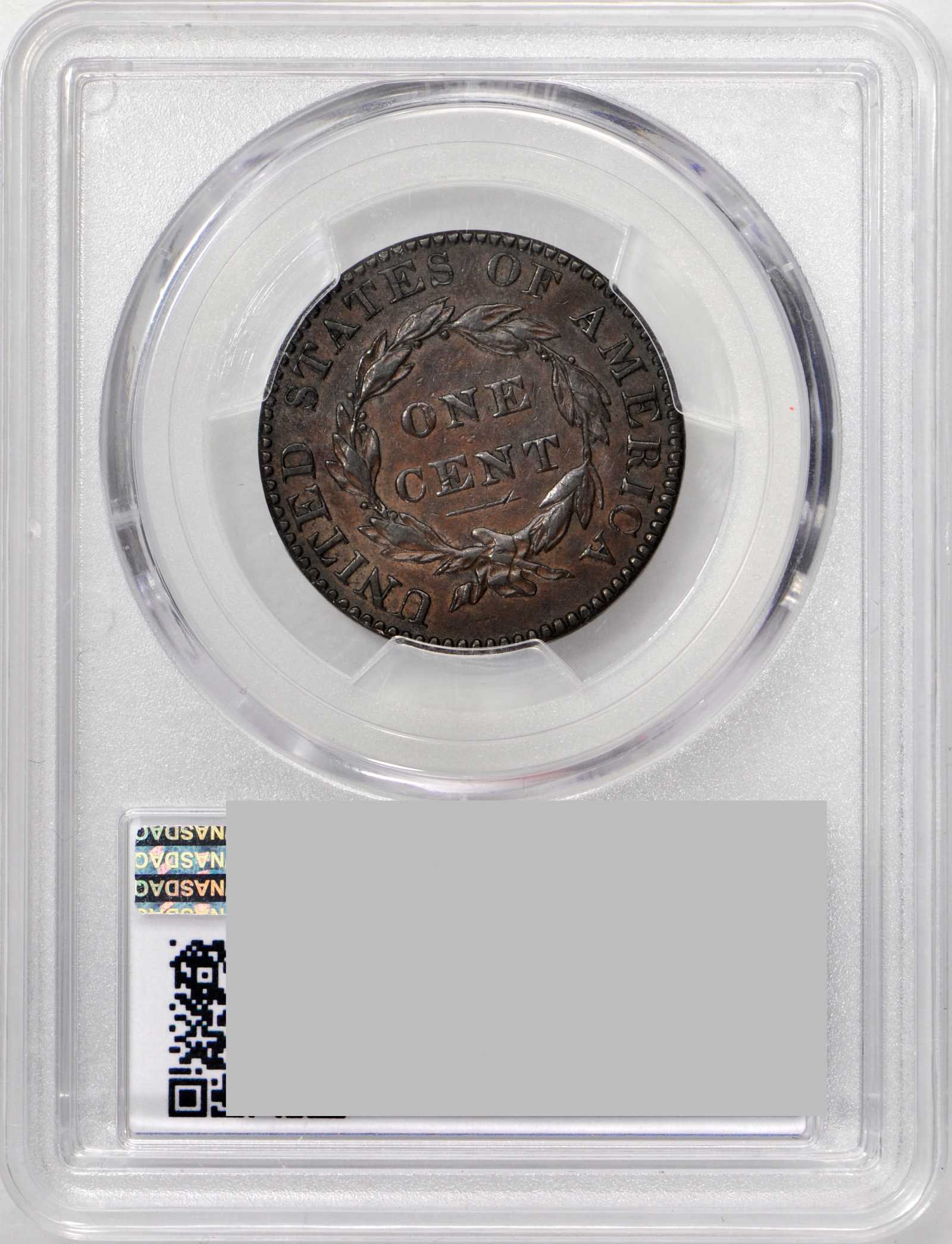 image for: 1822 Matron Head Cent. N-8. Rarity-4. Noyes Die State-A/C. EF-45 (PCGS).
