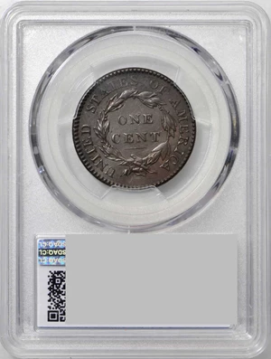 image for: 1816 Matron Head Cent. N-1. Rarity-4. Noyes Die State-B/A. AU Details—Tooled (PCGS).