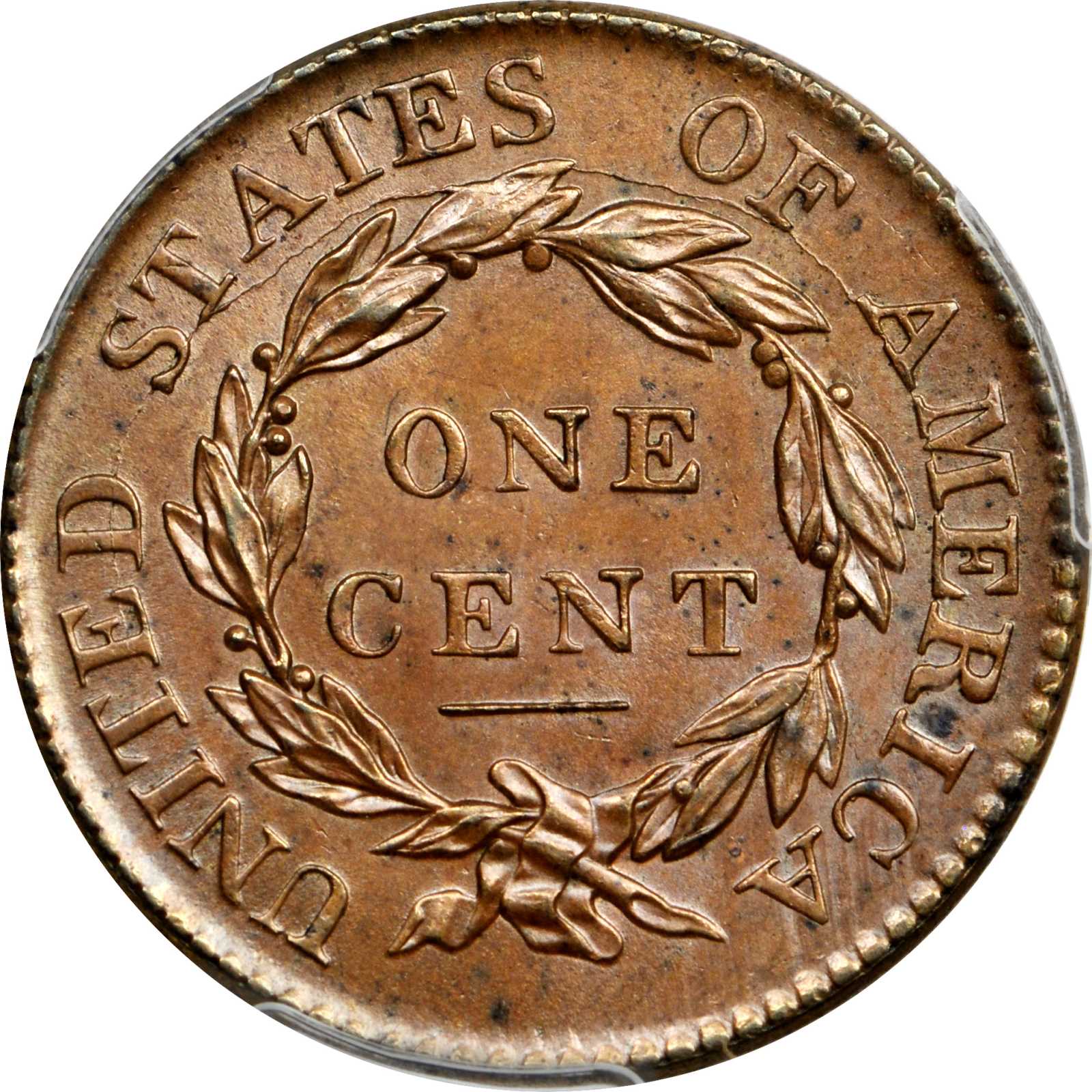image for: 1818 Matron Head Cent. N-6. Double Profile. Rarity-1. Noyes Die State-B/C. AU-55 (PCGS).