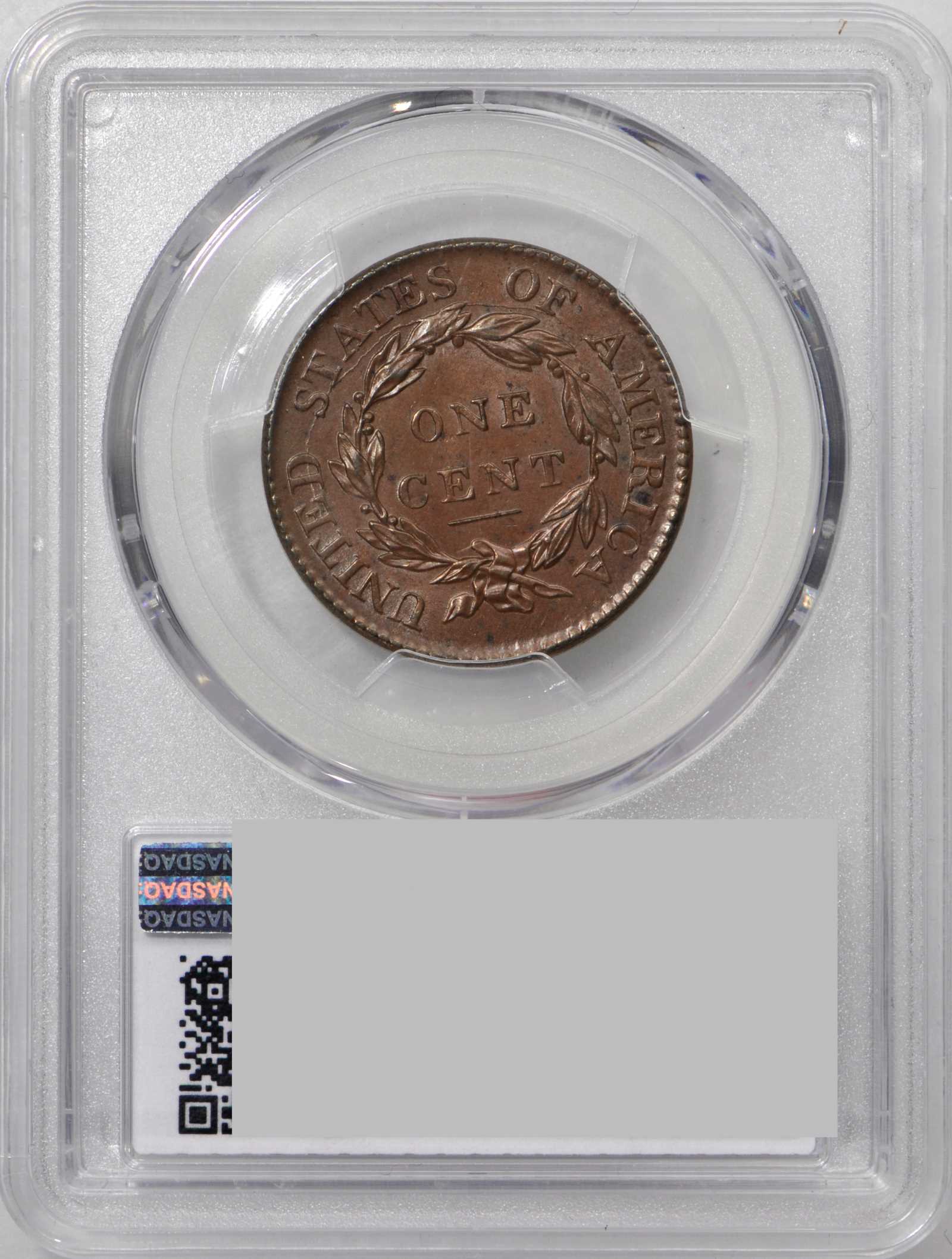 image for: 1818 Matron Head Cent. N-6. Double Profile. Rarity-1. Noyes Die State-B/C. AU-55 (PCGS).