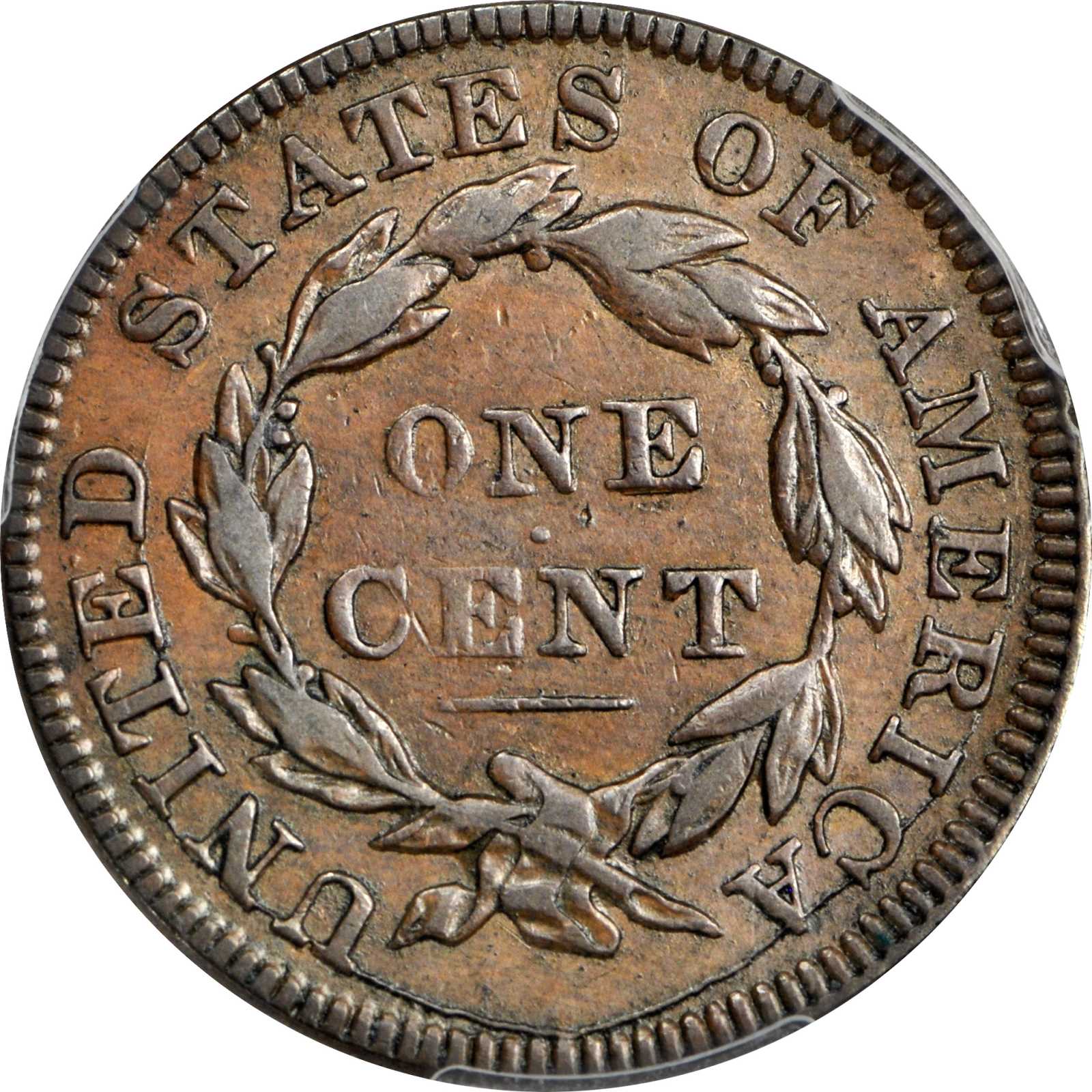 image for: 1835 Matron Head Cent. N-11. Small 8, Small Stars. Rarity-4+. Noyes Die State-B/C. EF-40 (PCGS).