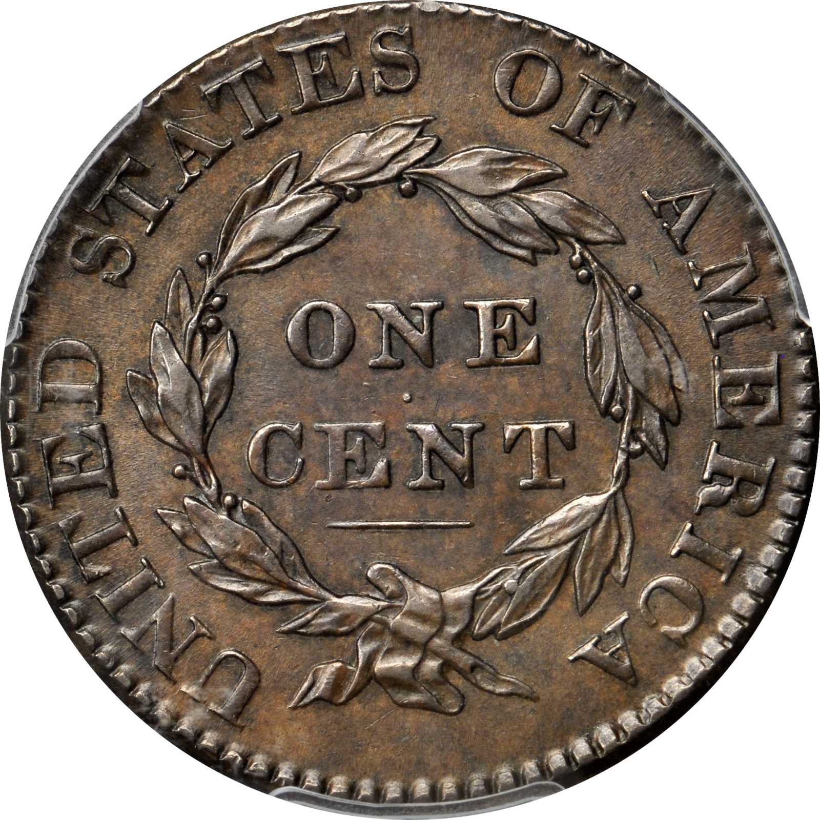 image for: 1825 Matron Head Cent. N-8. Rarity-3. Noyes Die State-B/A. AU-58 (PCGS).