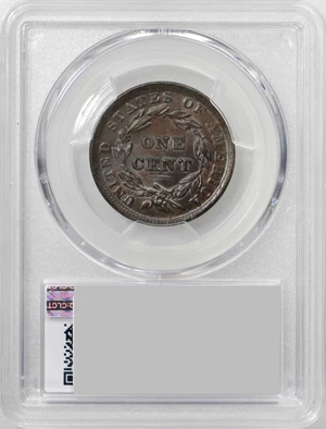 image for: 1839 Modified Matron Head Cent. N-2. Head of 1838. Rarity-2. Noyes Die State-C/C. MS-62BN (PCGS).