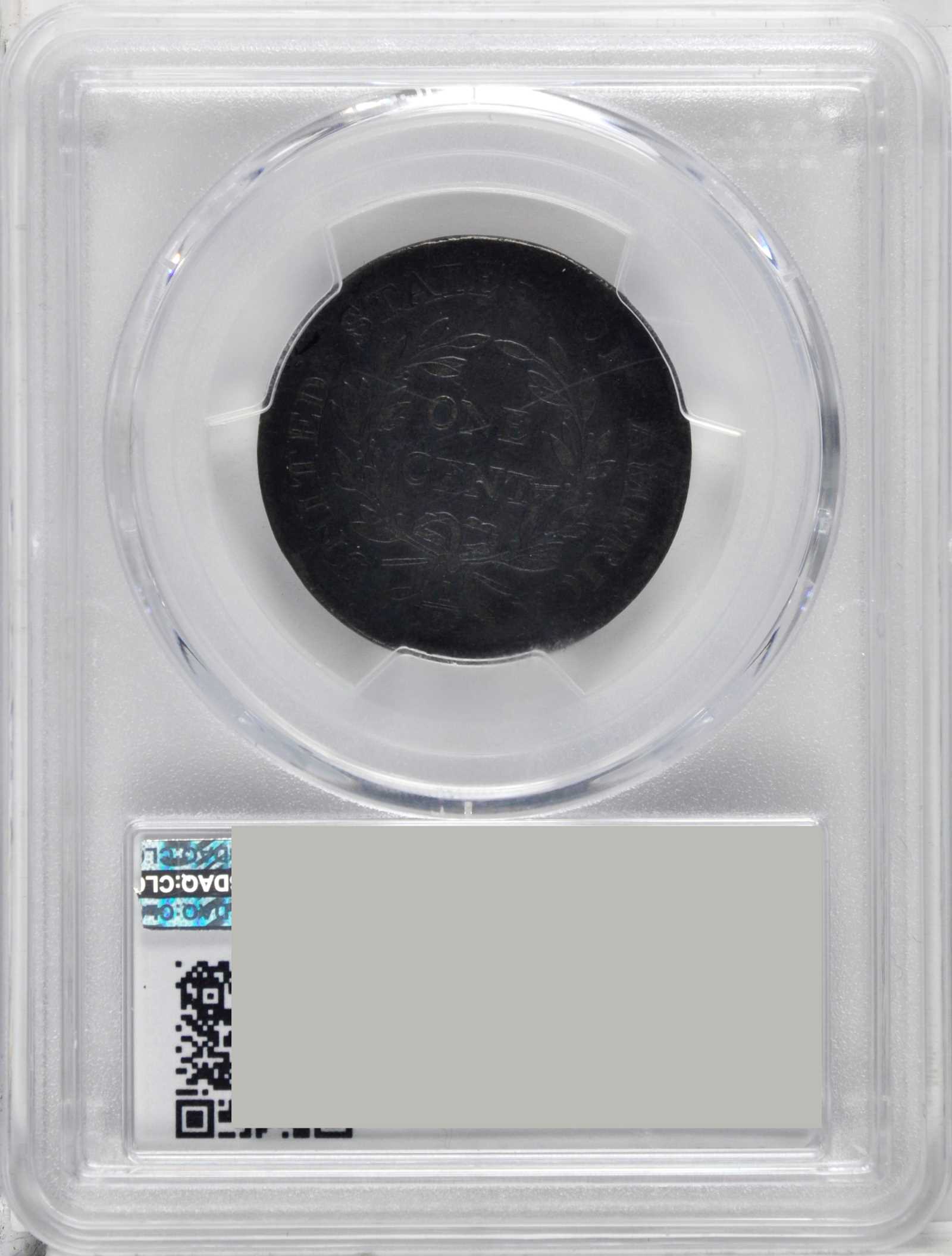 image for: 1796 Draped Bust Cent. S-99. Rarity-5+. Reverse of 1795. VF Details--Repaired (PCGS).