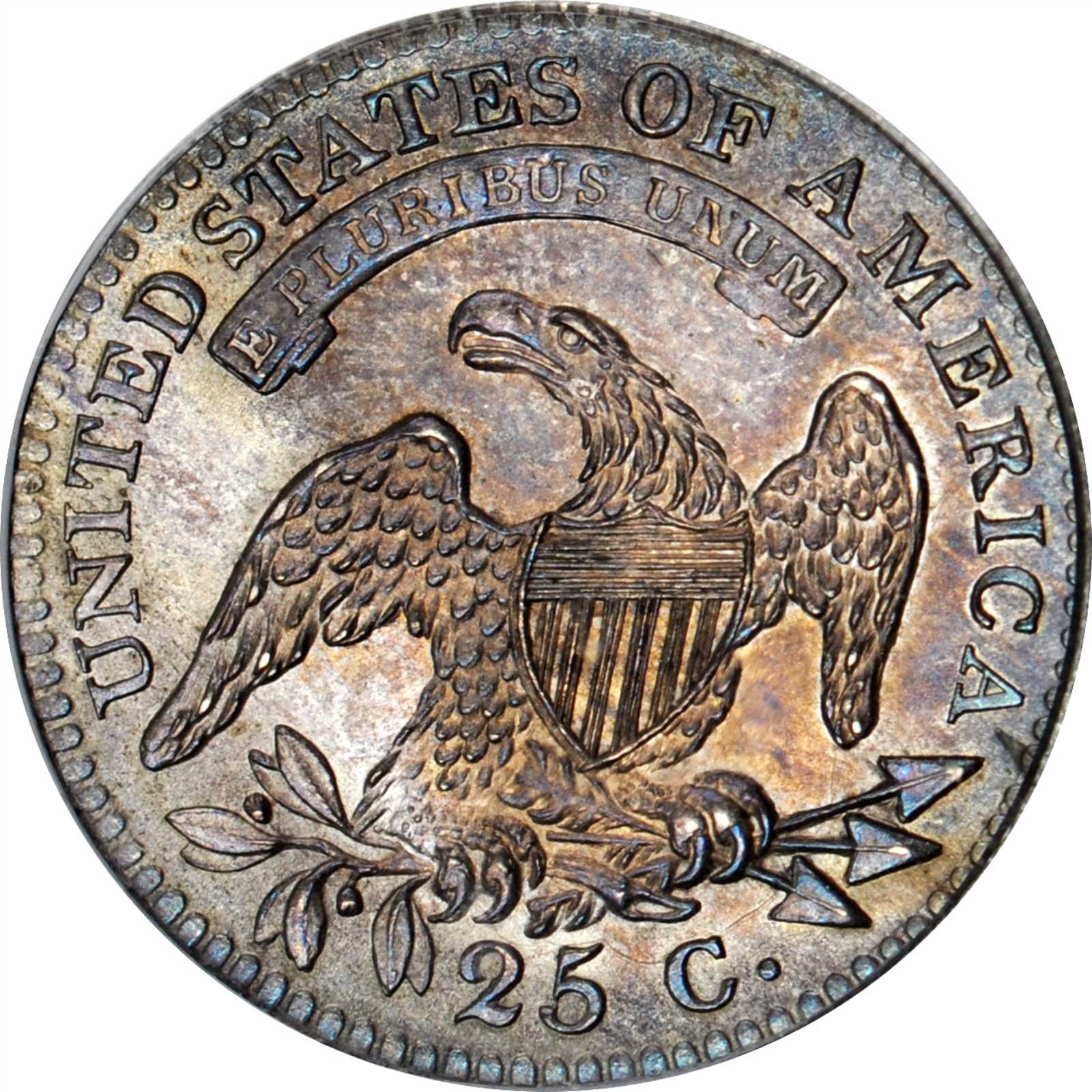 1815 25c MS64 thumbnail 2