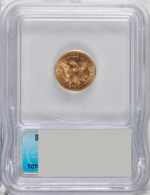 image for: 1865-S Liberty Quarter Eagle. MS-63 (ICG).