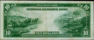 image for: Fr. 903b. 1914 $10 Federal Reserve Note. San Francisco. PMG Very Fine 25.
