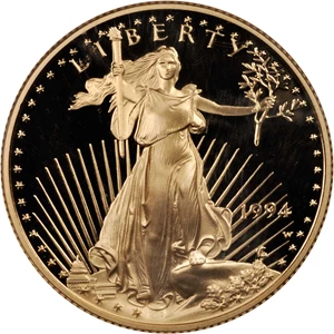image for: 1994-W Half-Ounce Gold Eagle. Proof-69 Ultra Cameo (NGC).