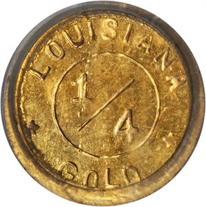 image for: 1904 Louisiana Purchase Exposition. 1/4 Gold. X-Tn1. MS-62 (PCGS).