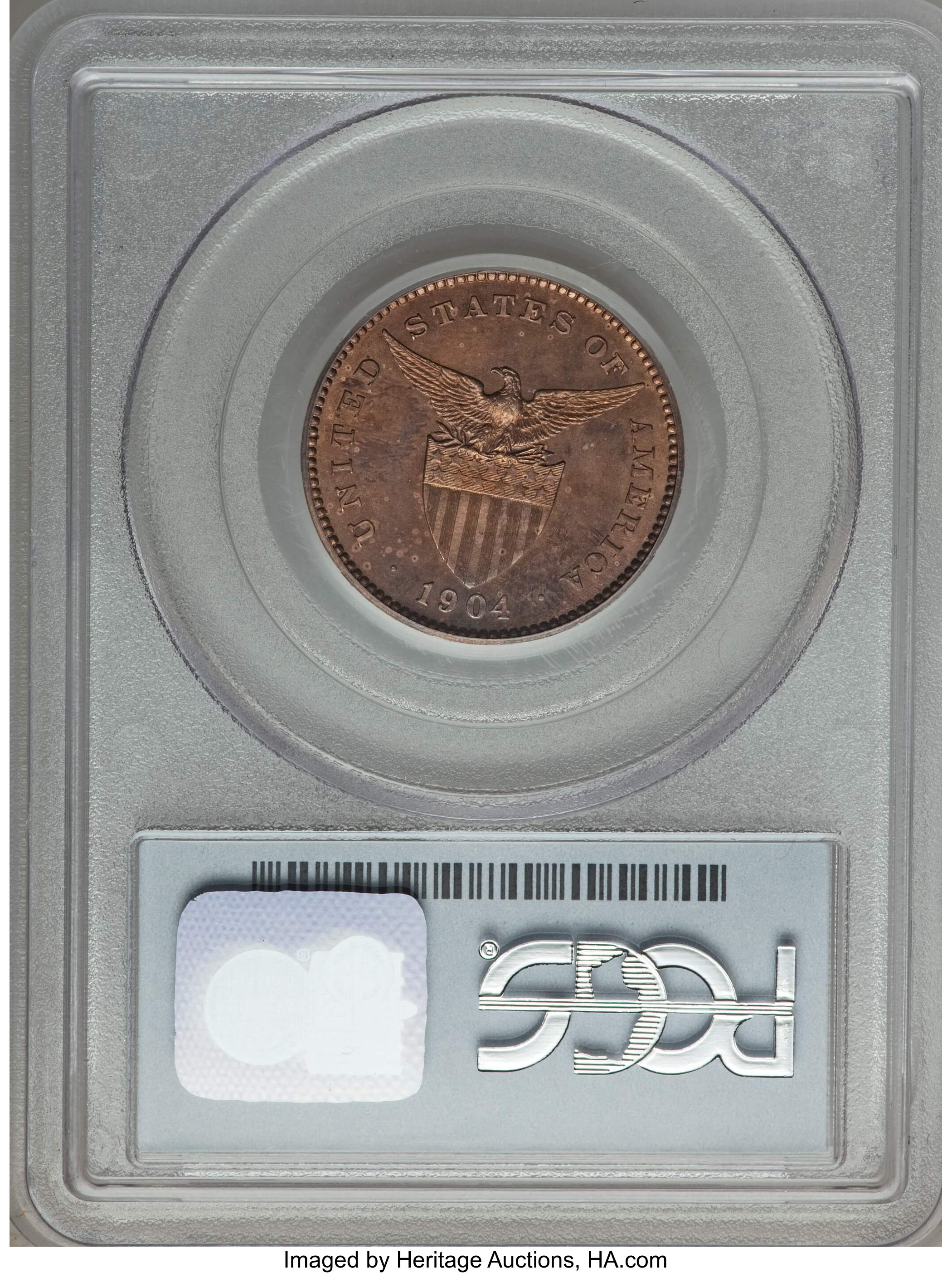 image for: 1904 1C PR64 Red and Brown PCGS. PCGS Population (13/14). NGC Census: (0/0)....