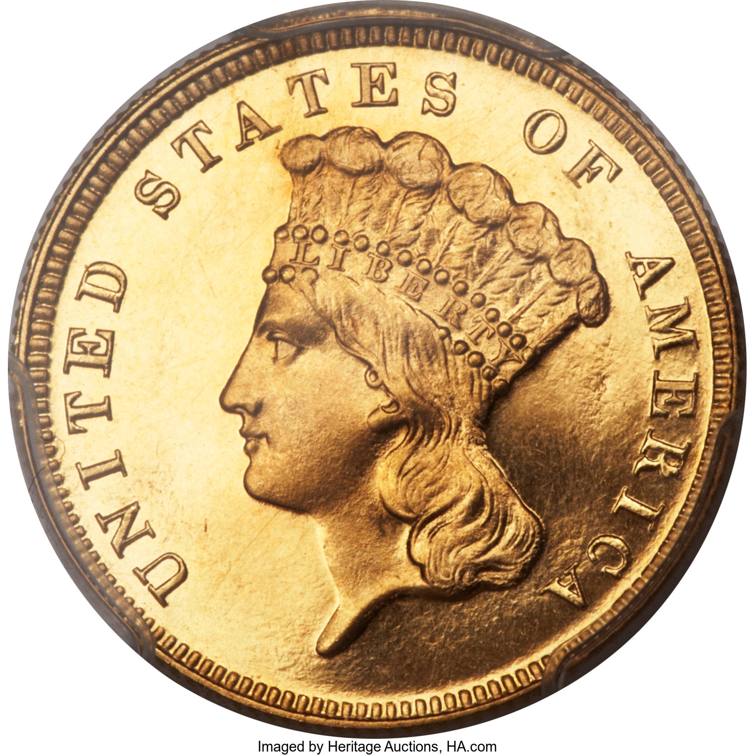 image for: 1889 $3 PR64+ Deep Cameo PCGS....