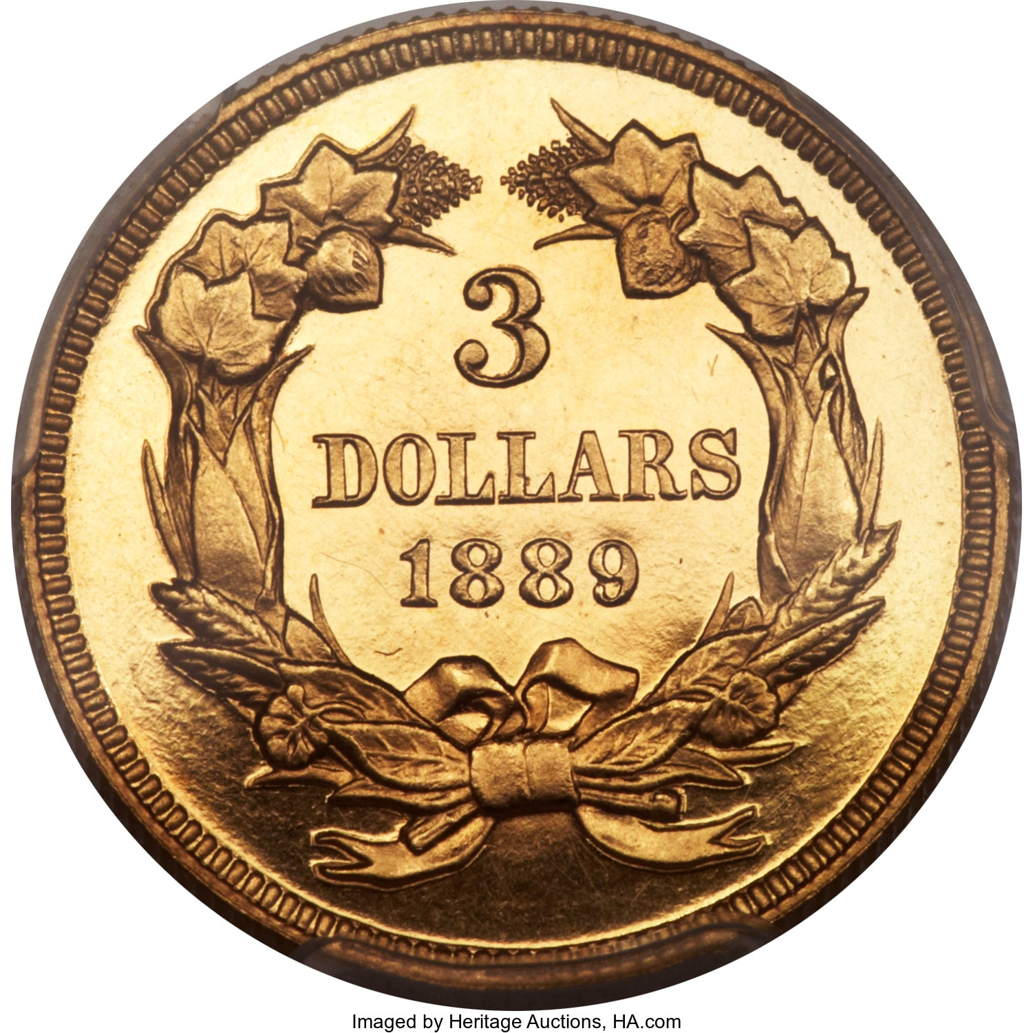 image for: 1889 $3 PR64+ Deep Cameo PCGS....