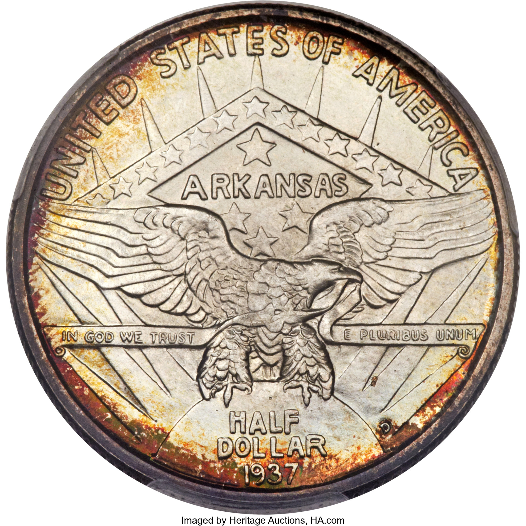 Arkansas 50c [Type] MS68 CAC thumbnail 3
