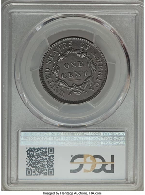image for: 1817 1C 15 Stars, N-16, R.1, AU50 PCGS. CAC....