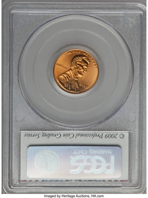 image for: 2009 1C Professional, Satin Finish SP69 Red PCGS. PCGS Population (316/0). NGC Census: (0/0)....