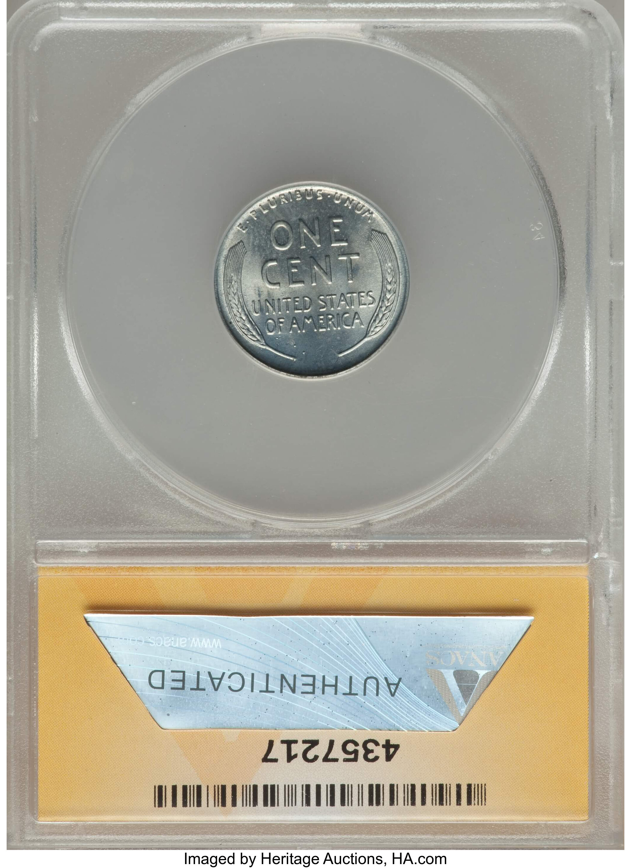 1943-D 1c Steel AG3 CAC thumbnail 18