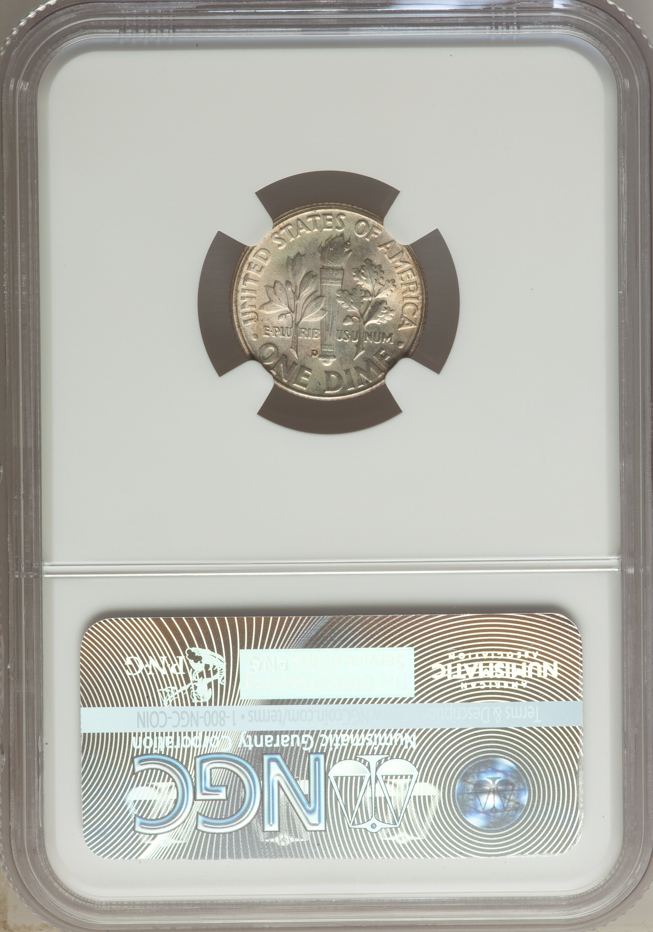1950-D 10c MS FB MS66 FB CAC thumbnail 10