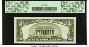 image for: Fr. 1960-E $5 1934D Federal Reserve Note. PCGS Very Choice New 64PPQ....