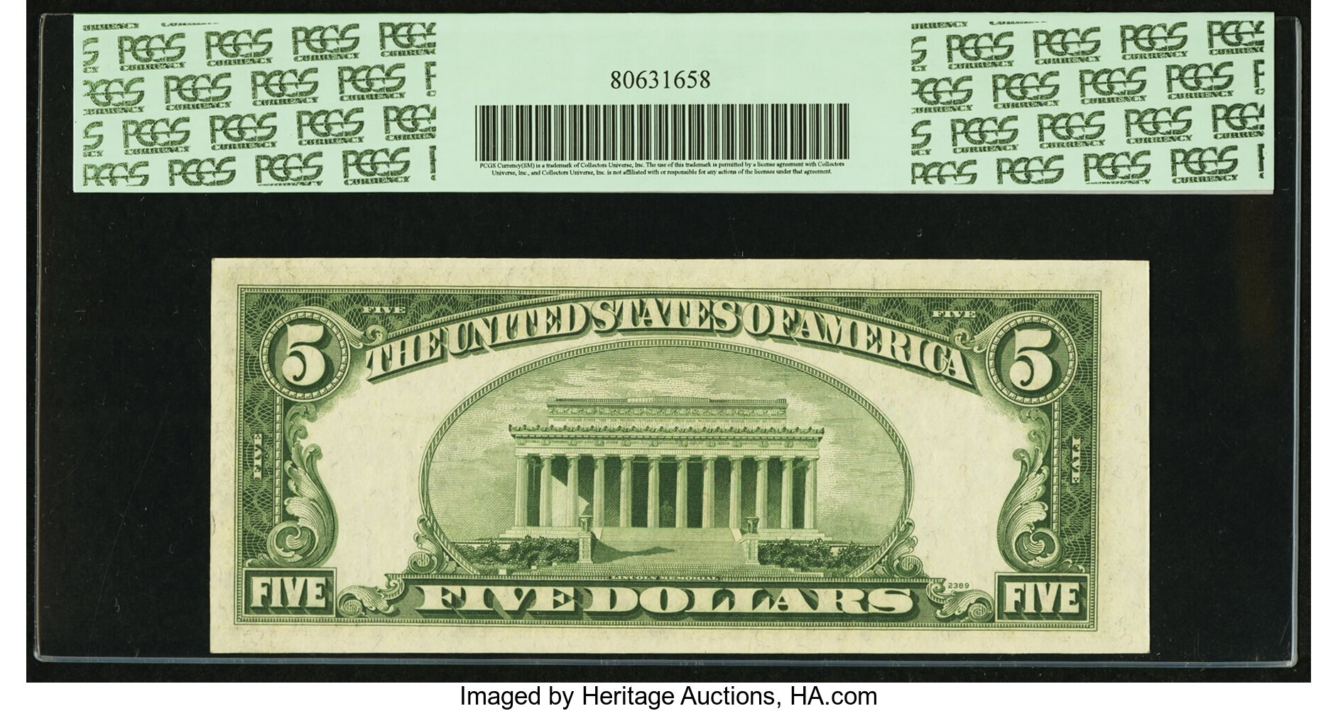 image for: Fr. 1963-K* $5 1950B Federal Reserve Note. PCGS Choice New 63PPQ....