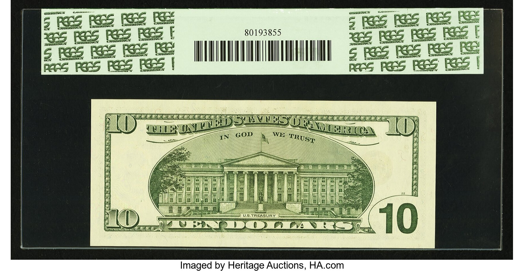 image for: Fr. 2016-A* $10 1963 Federal Reserve Star Note. PCGS Superb Gem New 67PPQ....