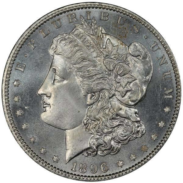 image for: $1 1896 PCGS MS67PL CAC EX CORONET