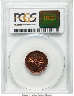 image for: George VI Specimen 1 Cent 1946 SP66 Red PCGS