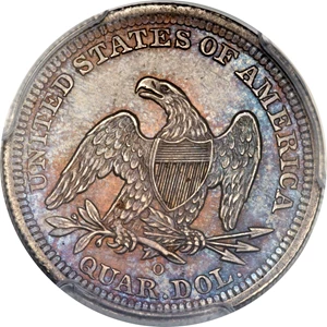 image for: 1842-O 25C MS64 PCGS. Large Date, Briggs 1-A....
