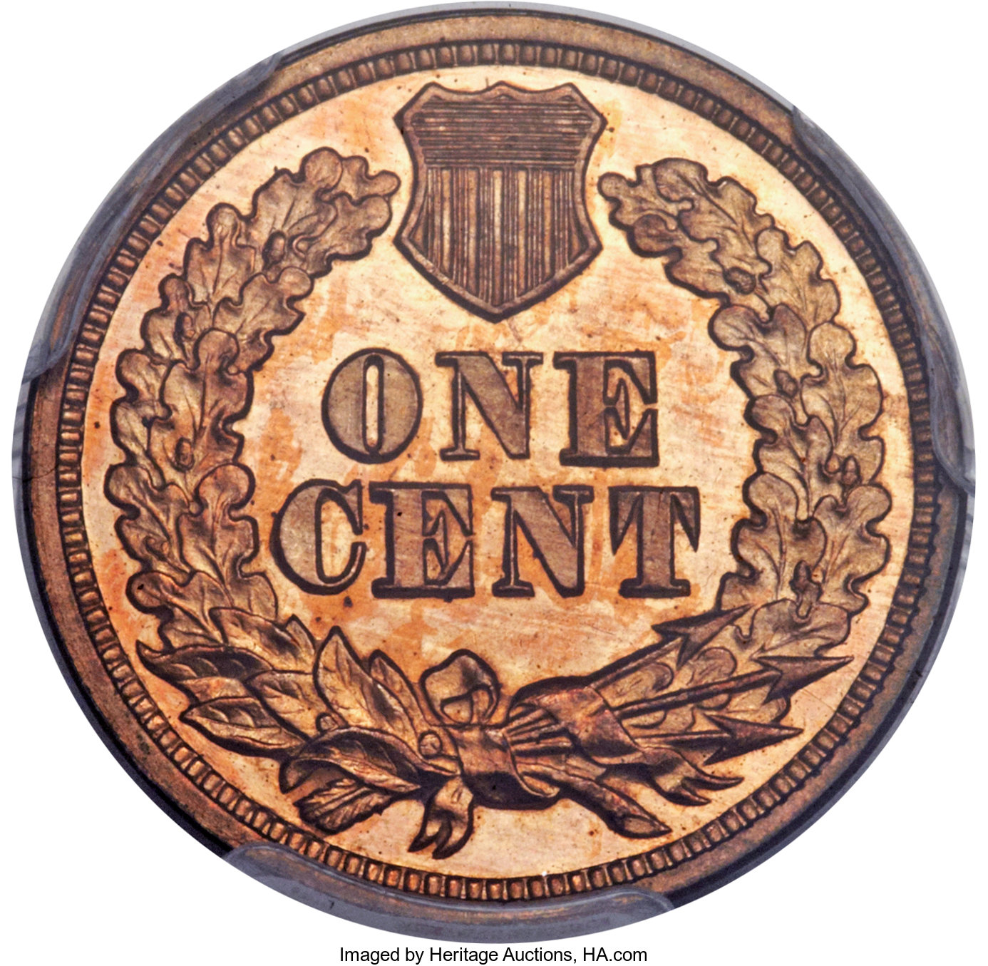 image for: 1865 1C PR64+ Red Cameo PCGS. CAC....