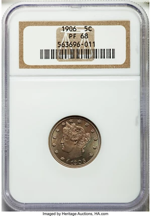 image for: 1906 5C PR68 NGC....