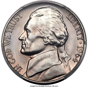 image for: 1964 5C SMS SP68 Full Steps PCGS....
